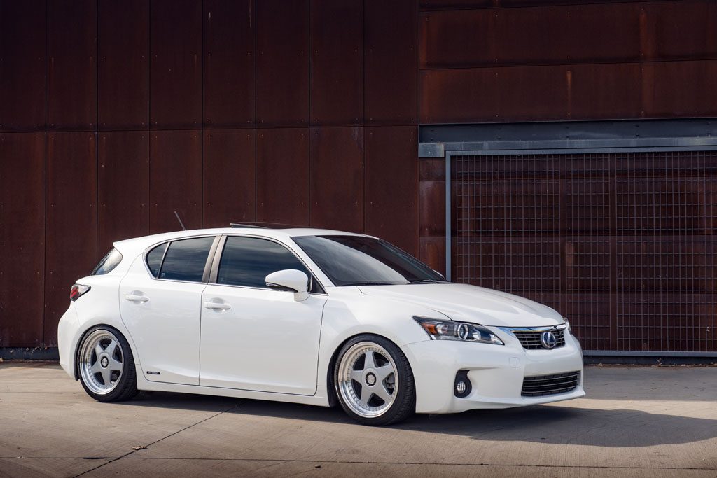 LEXUS CT200H on custom forged wheels