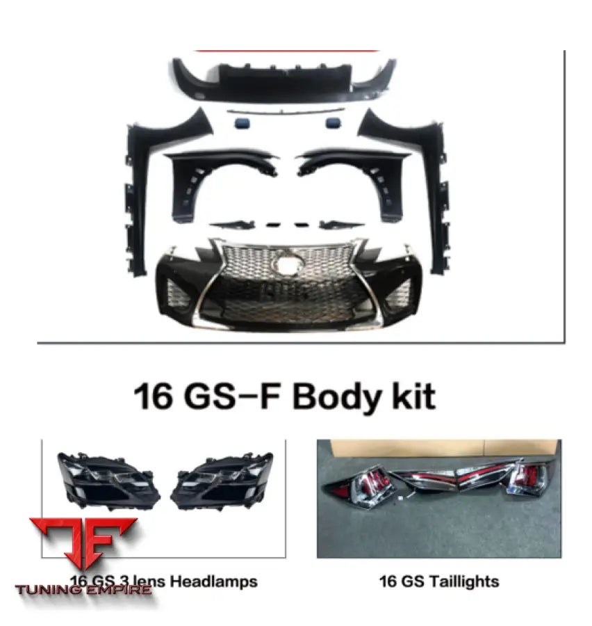 LEXUS GS 13-15/16-20Y OLD TO NEW GS-F 2016Y BODY KIT