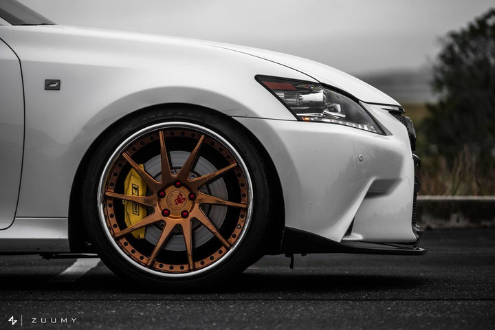 LEXUS GS F-SPORT on custom forged wheels
