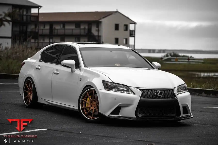 LEXUS GS F-SPORT on custom forged wheels