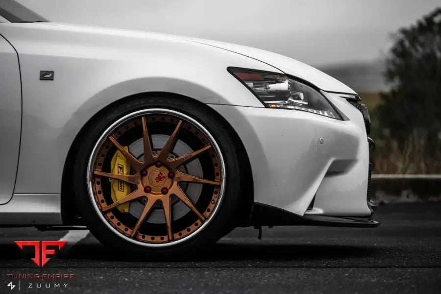 LEXUS GS F-SPORT on custom forged wheels