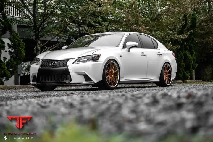 LEXUS GS F-SPORT on custom forged wheels