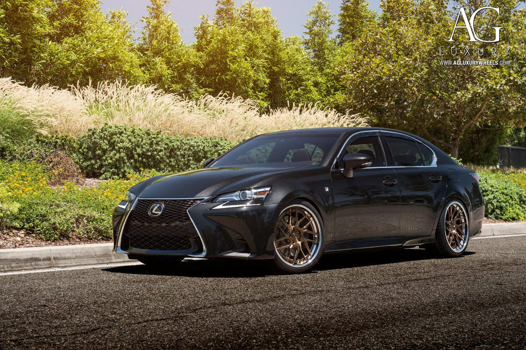 Lexus GS350 on custom forged wheels
