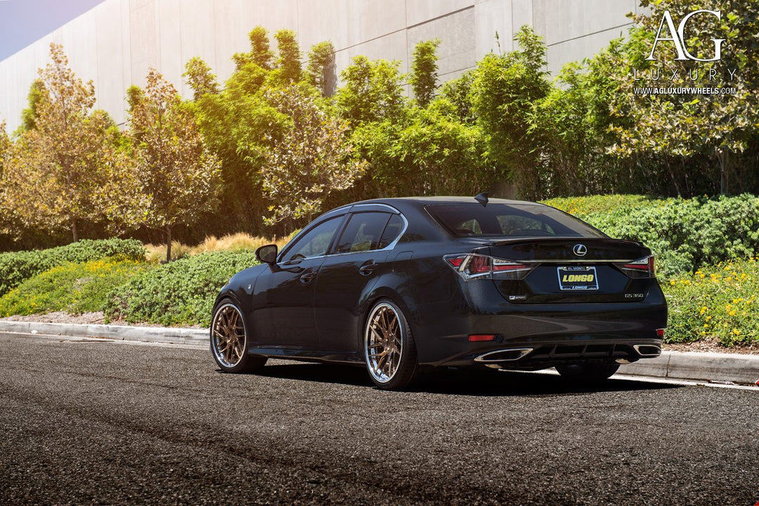 Lexus GS350 on custom forged wheels