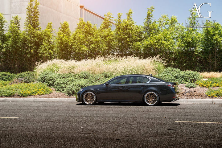 Lexus GS350 on custom forged wheels