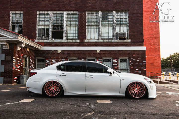 Lexus GS350 F-Sport on custom forged wheels