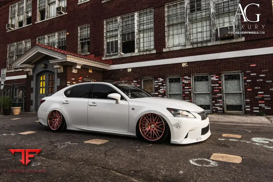 Lexus GS350 F-Sport on custom forged wheels