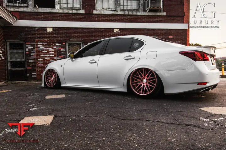 Lexus GS350 F-Sport on custom forged wheels