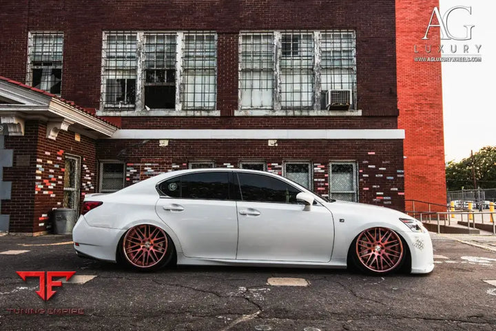 Lexus GS350 F-Sport on custom forged wheels