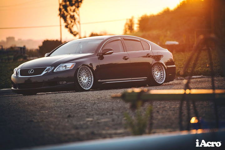 LEXUS GS430 on custom forged wheels