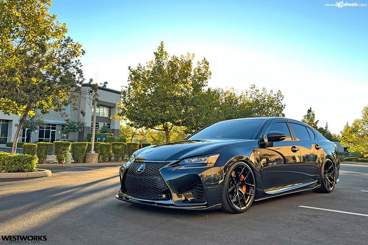 LEXUS GSF on custom forged wheels