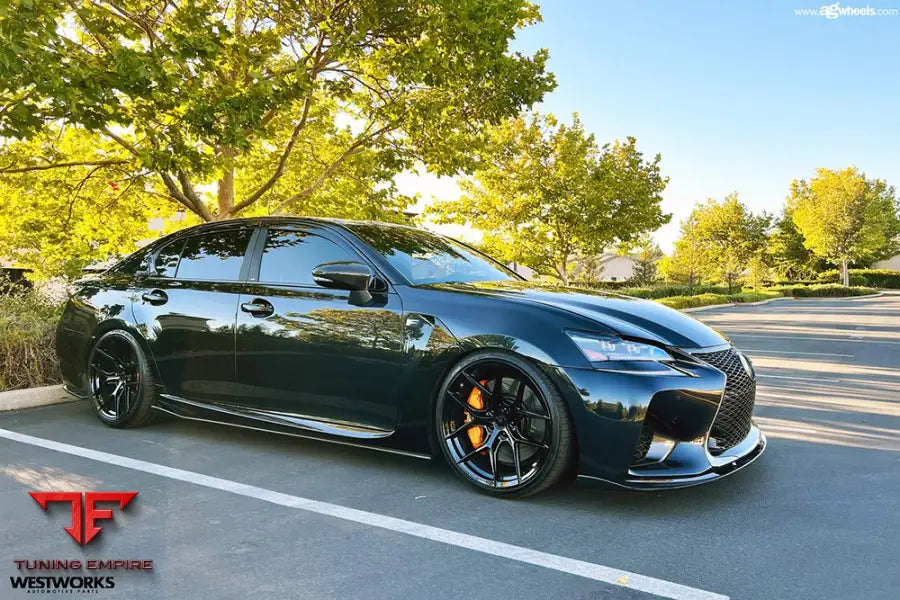 LEXUS GSF on custom forged wheels