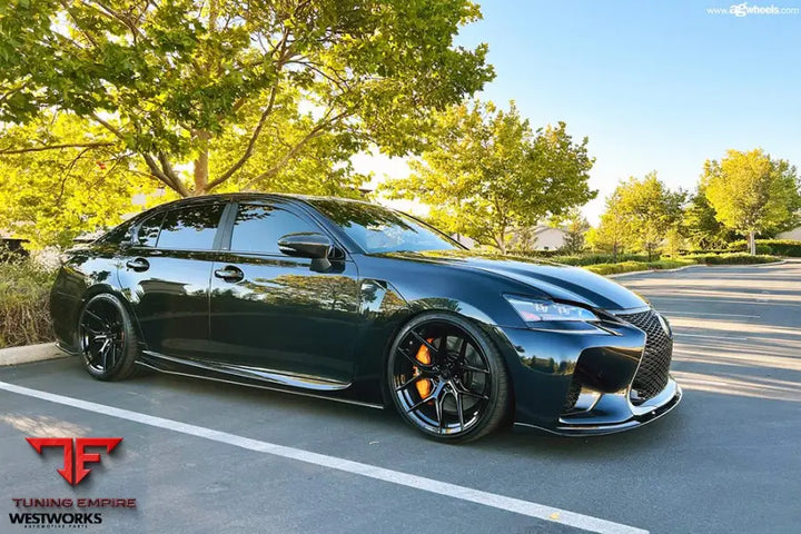 LEXUS GSF on custom forged wheels