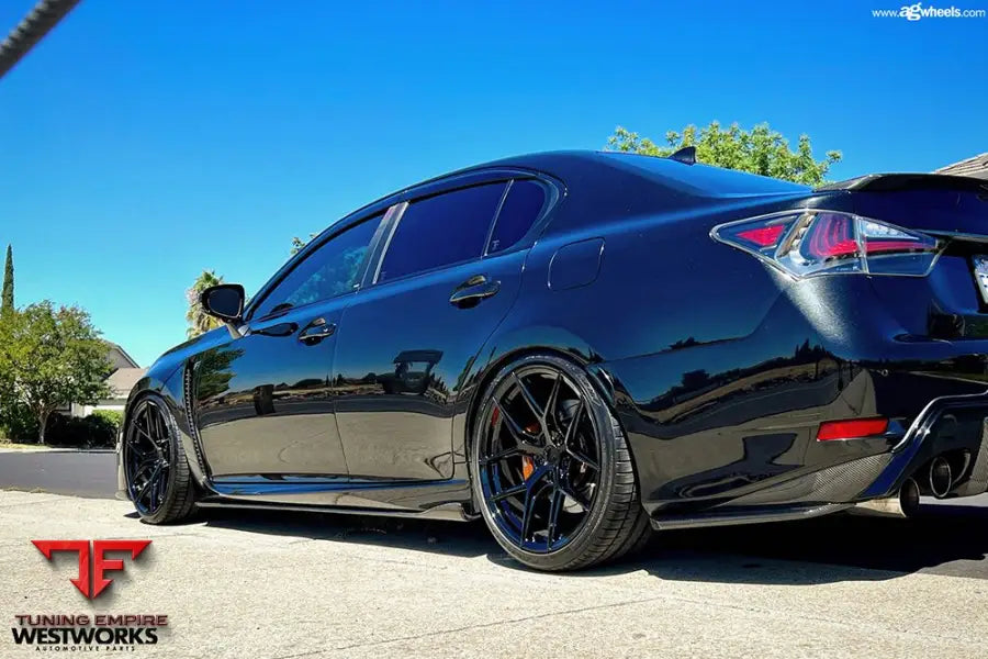 LEXUS GSF on custom forged wheels