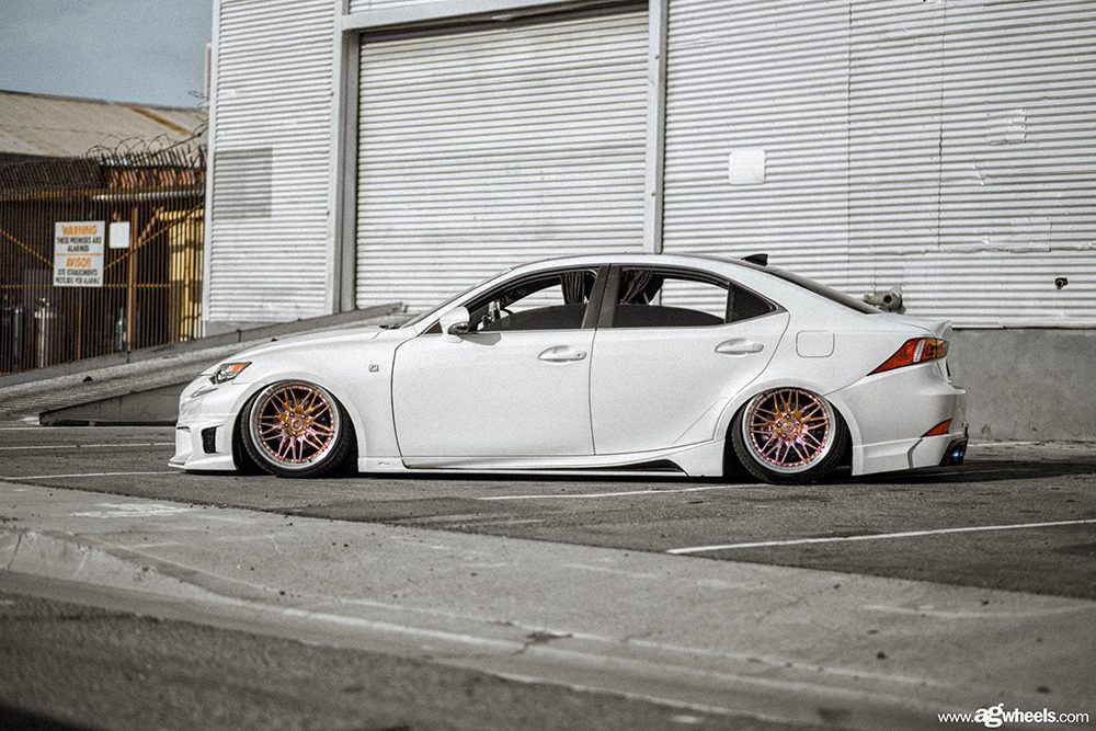 LEXUS IS250 F-SPORT on custom forged wheels