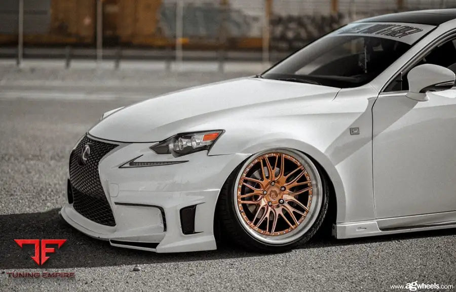 LEXUS IS250 F-SPORT on custom forged wheels