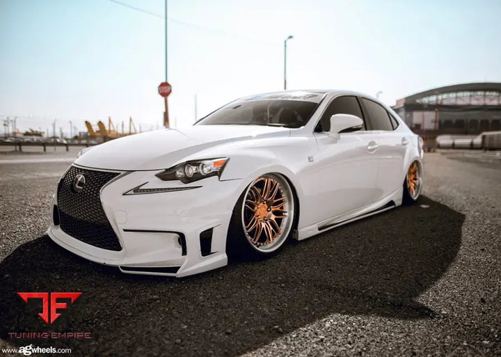 LEXUS IS250 F-SPORT on custom forged wheels