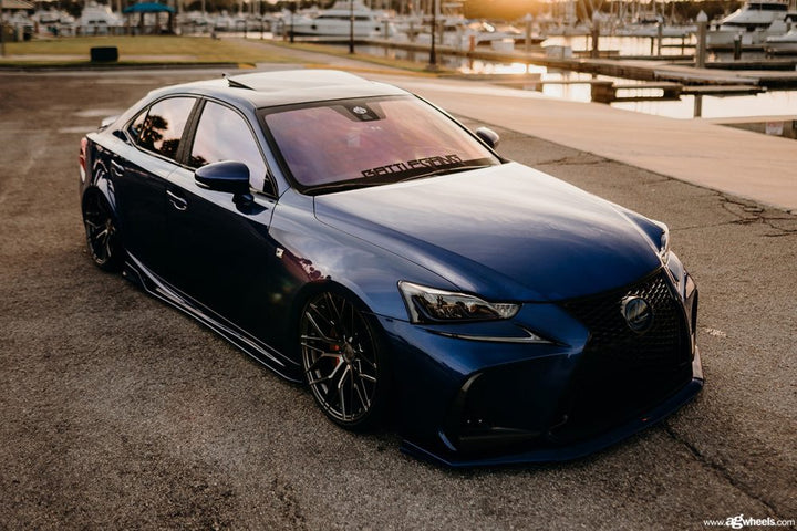 LEXUS IS350 F-SPORT on custom forged wheels