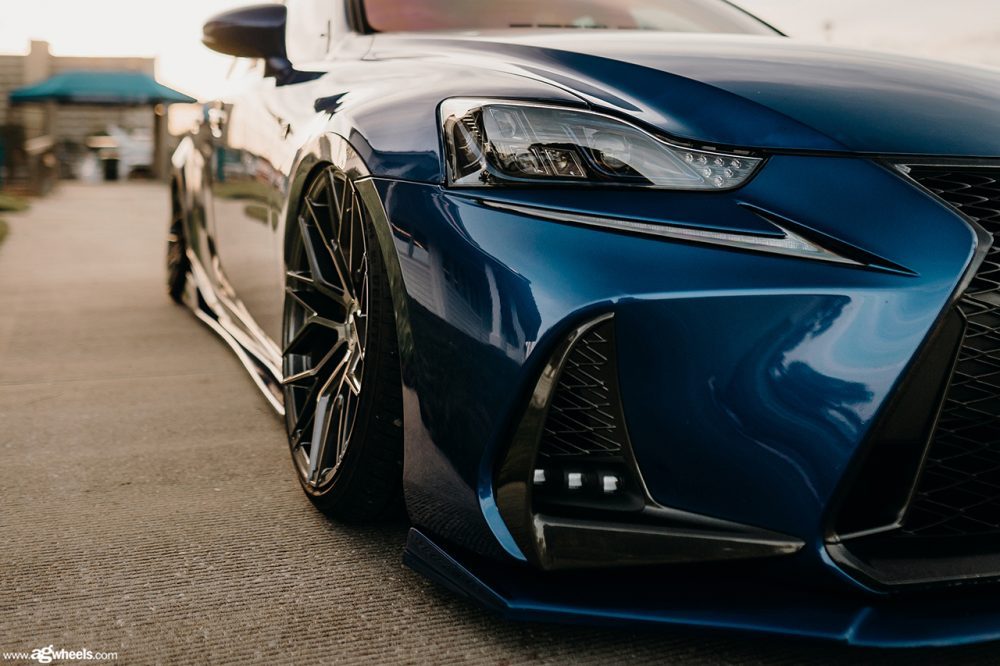 LEXUS IS350 F-SPORT on custom forged wheels