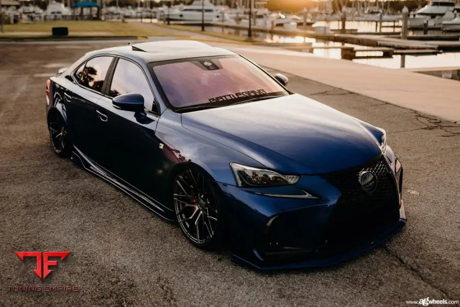 LEXUS IS350 F-SPORT on custom forged wheels