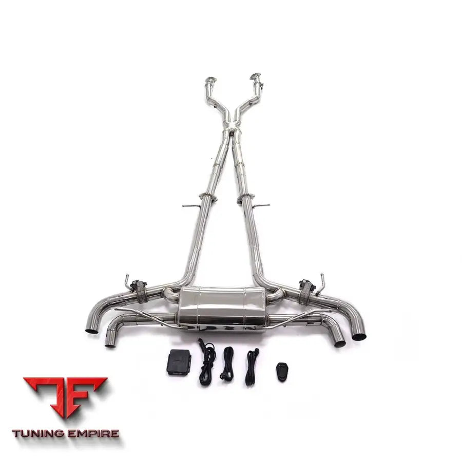 LEXUS LC500 5.0L V8 STAINLESS STEEL CATBACK RAZOR EXHAUST WITH MUFFLER VALVE