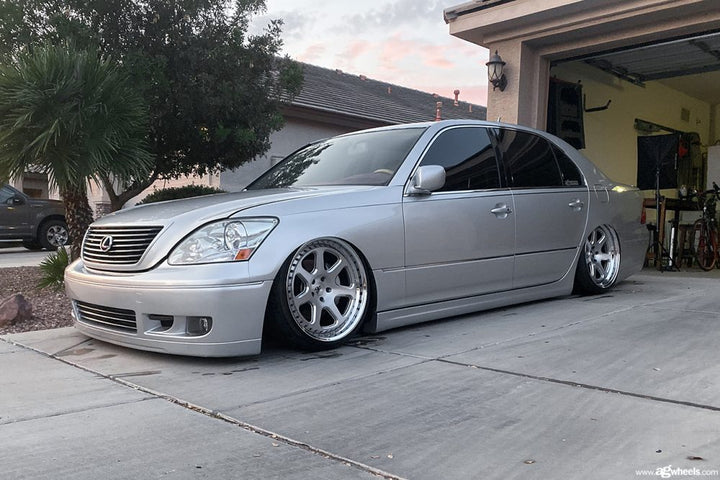 LEXUS LS430 on custom forged wheels