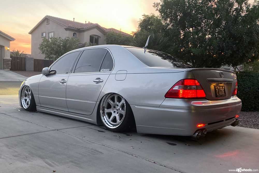 LEXUS LS430 on custom forged wheels