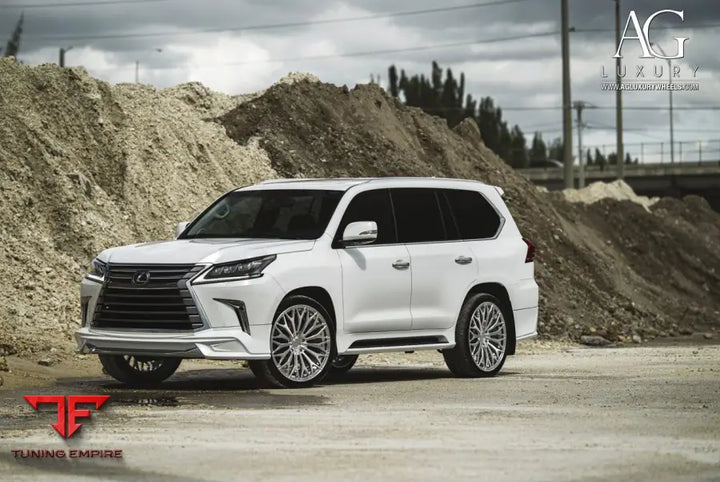 Lexus LX570 on custom forged wheels