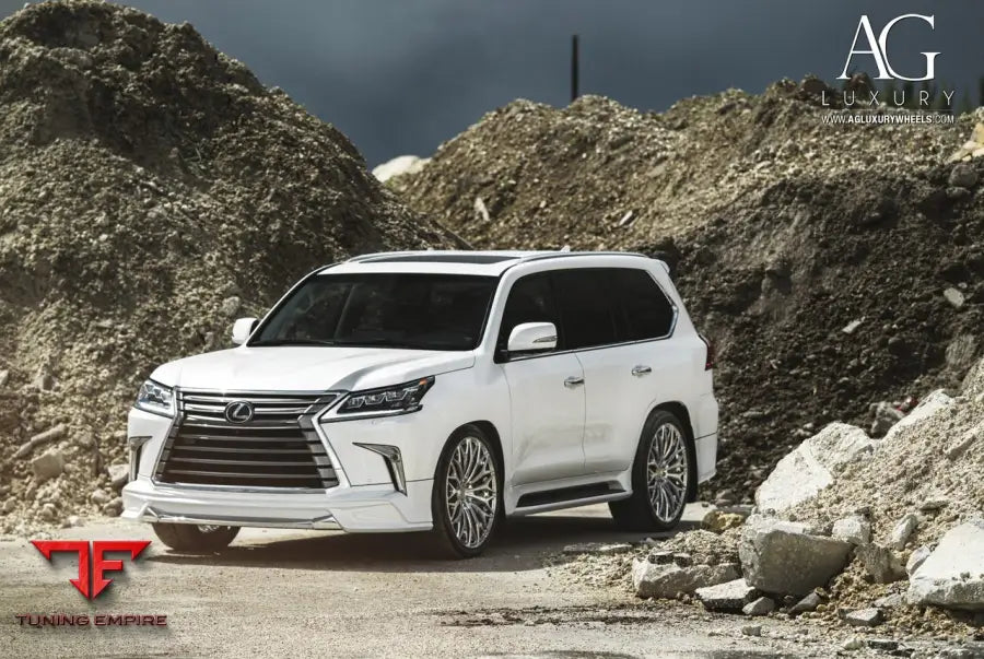 Lexus LX570 on custom forged wheels
