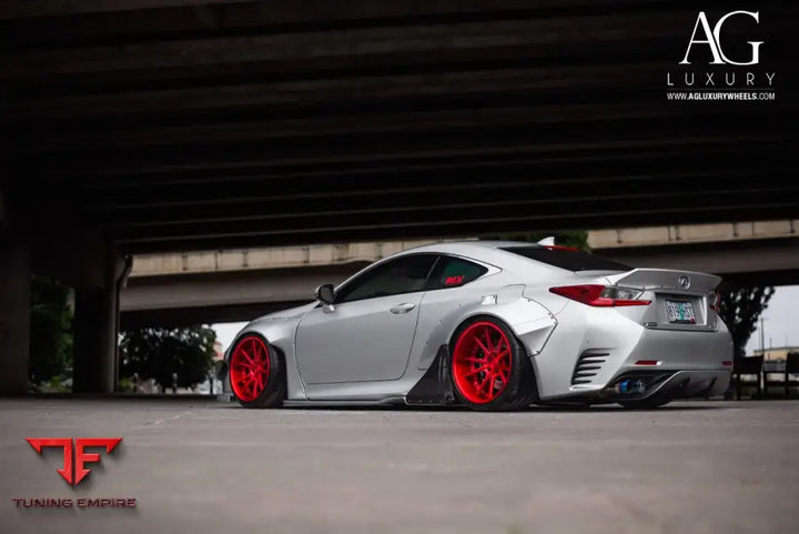 Lexus RC350 F-Sport on custom forged wheels