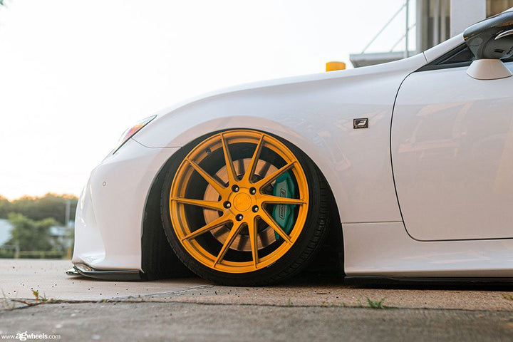LEXUS RC350 on custom forged wheels