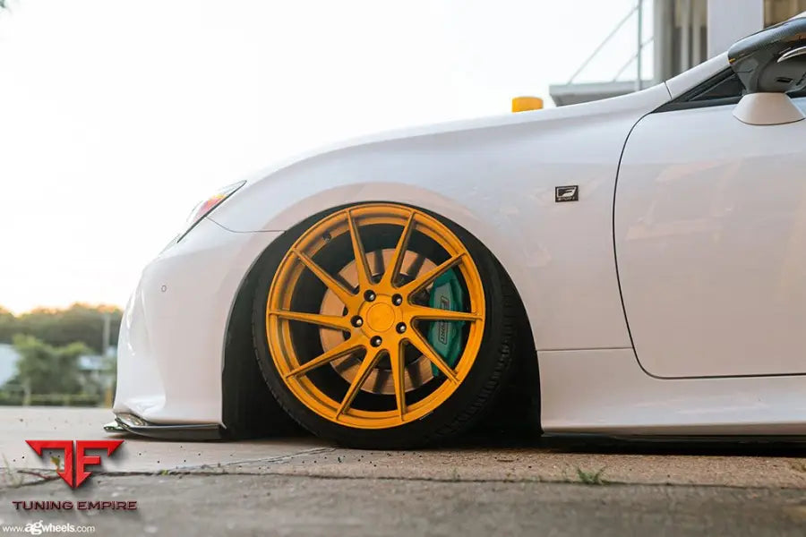 LEXUS RC350 on custom forged wheels