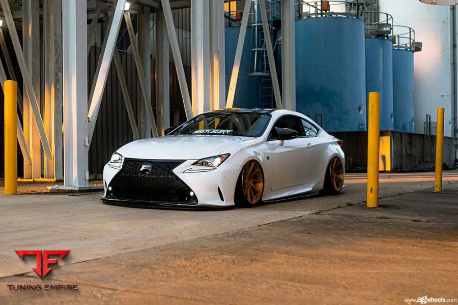 LEXUS RC350 on custom forged wheels