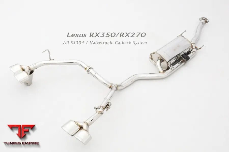 Lexus Rx270/Rx350 All Ss304 Valvetronic Exhaust System