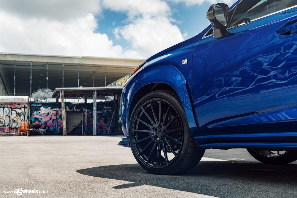 LEXUS RX350 F SPORT on custom forged wheels