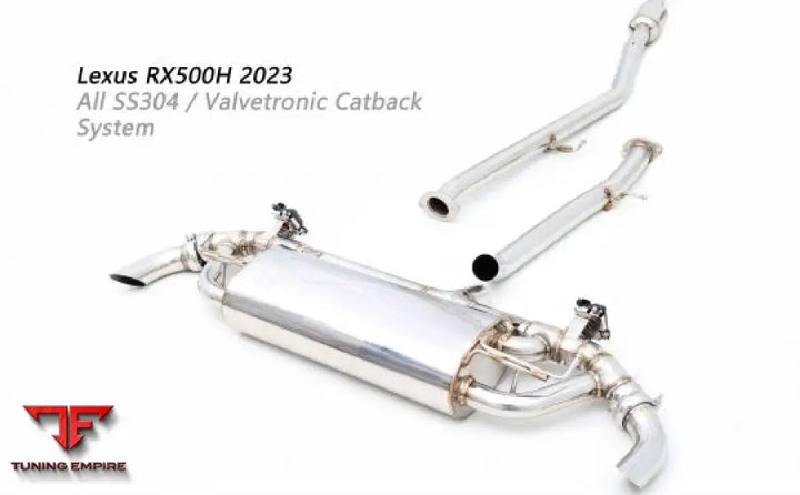 Lexus Rx500H All Ss304 Valvetronic Exhaust System