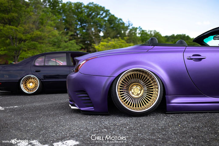 LEXUS SC430 on custom forged wheels