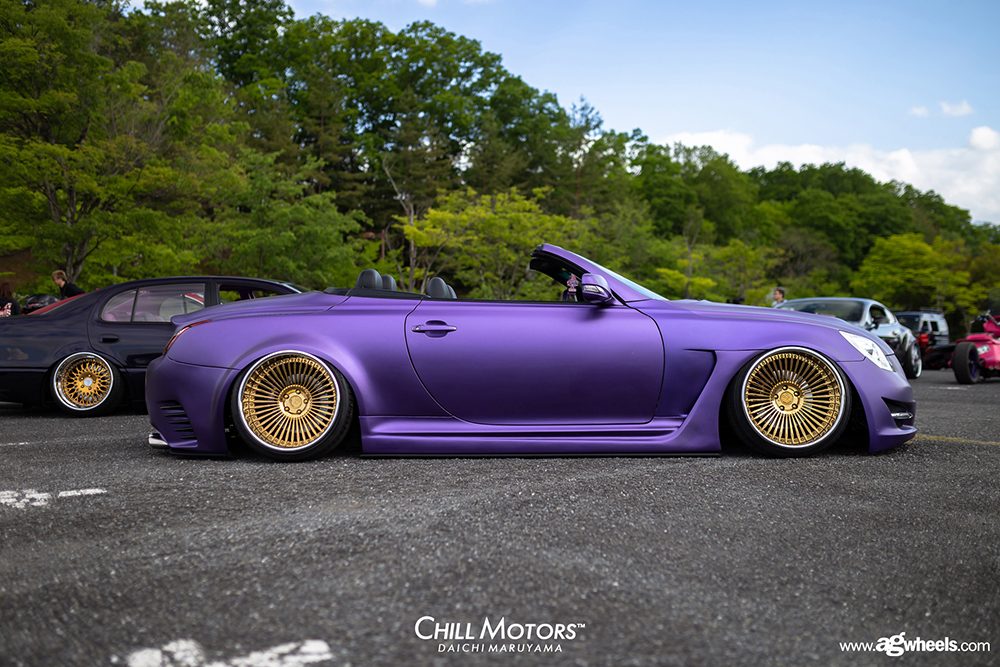 LEXUS SC430 on custom forged wheels