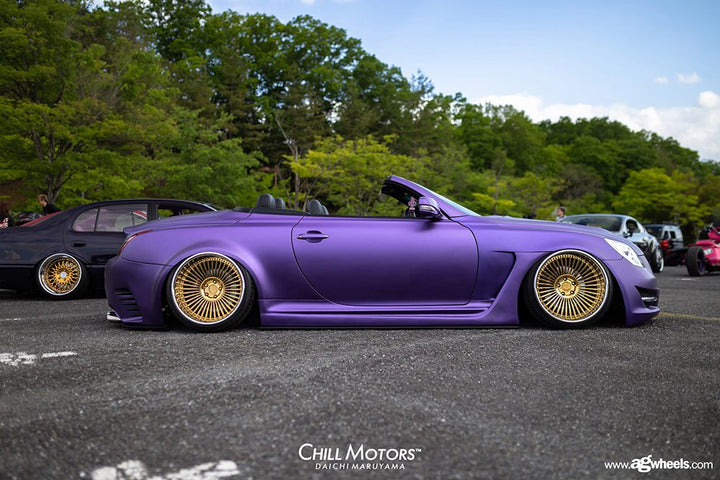 LEXUS SC430 on custom forged wheels