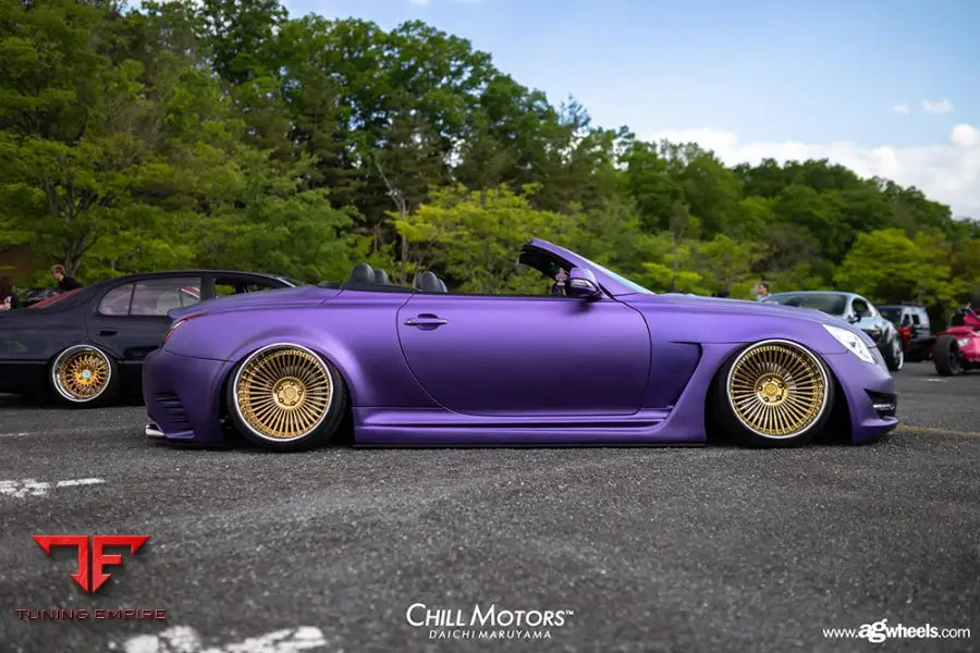 LEXUS SC430 on custom forged wheels