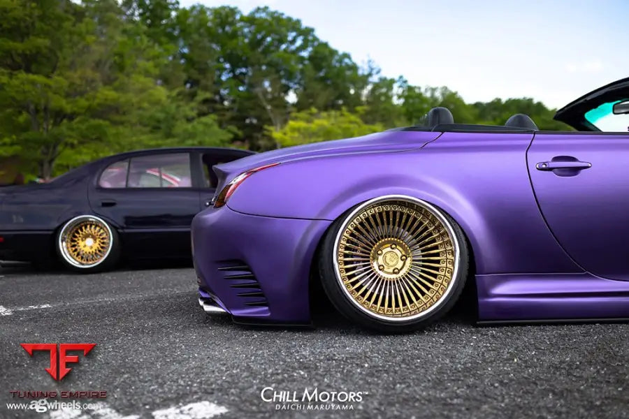LEXUS SC430 on custom forged wheels