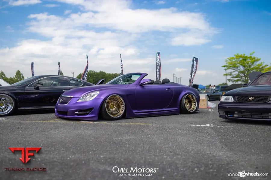 LEXUS SC430 on custom forged wheels