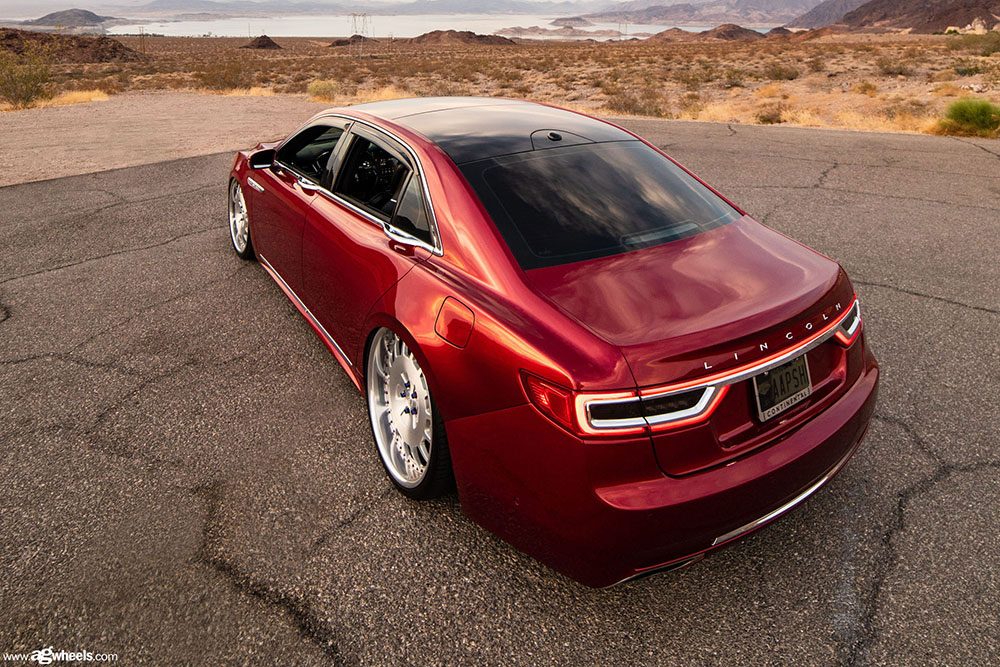 LINCOLN CONTINENTAL on custom forged wheels