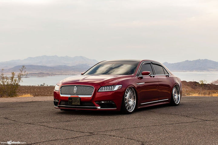 LINCOLN CONTINENTAL on custom forged wheels