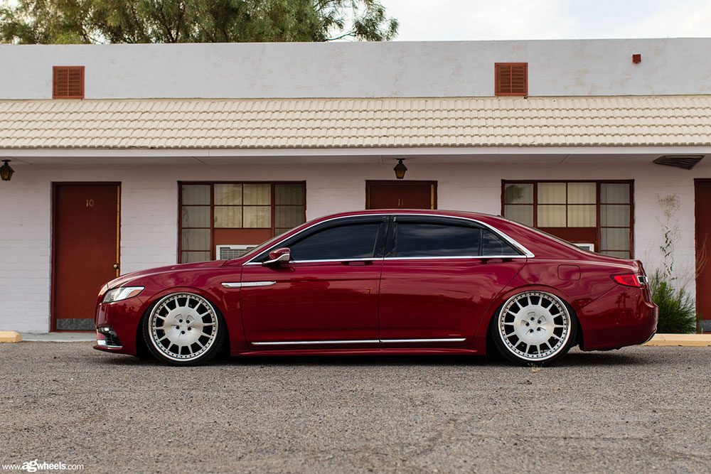 LINCOLN CONTINENTAL on custom forged wheels