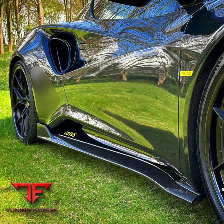 LOTUS EMIRA DRY CARBON FIBER SIDE SKIRTS 2021Y
