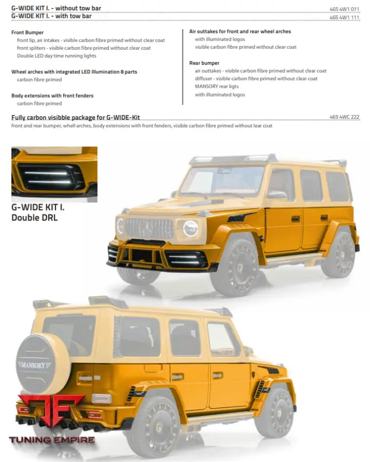 MANSORY MERCEDES-BENZ AMG G63 (W465)