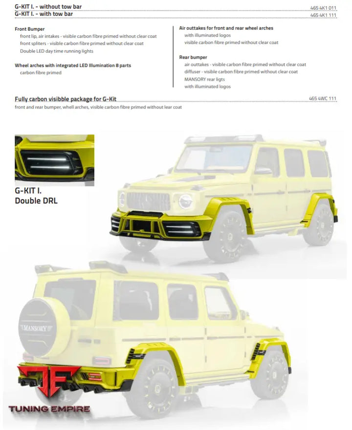 MANSORY MERCEDES-BENZ AMG G63 (W465)