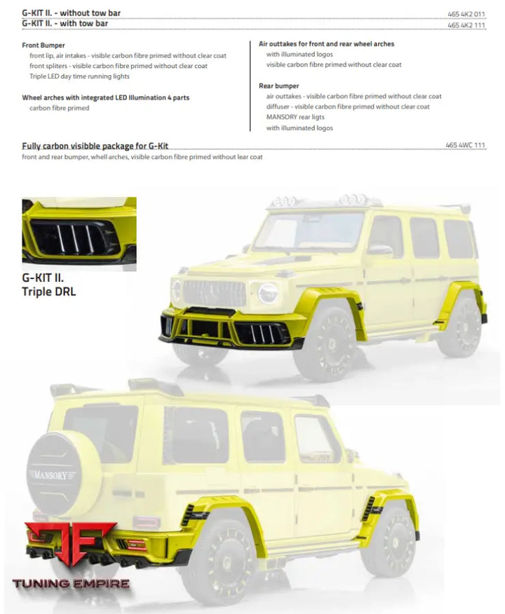 MANSORY MERCEDES-BENZ AMG G63 (W465)