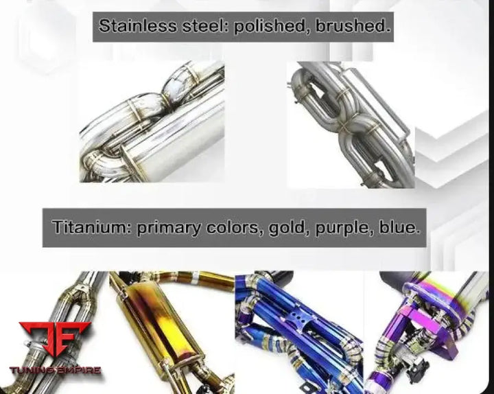 CHEVROLET CORVETTE C8 STINGRAY Z51 VALVED EXHAUST 2019-2025
